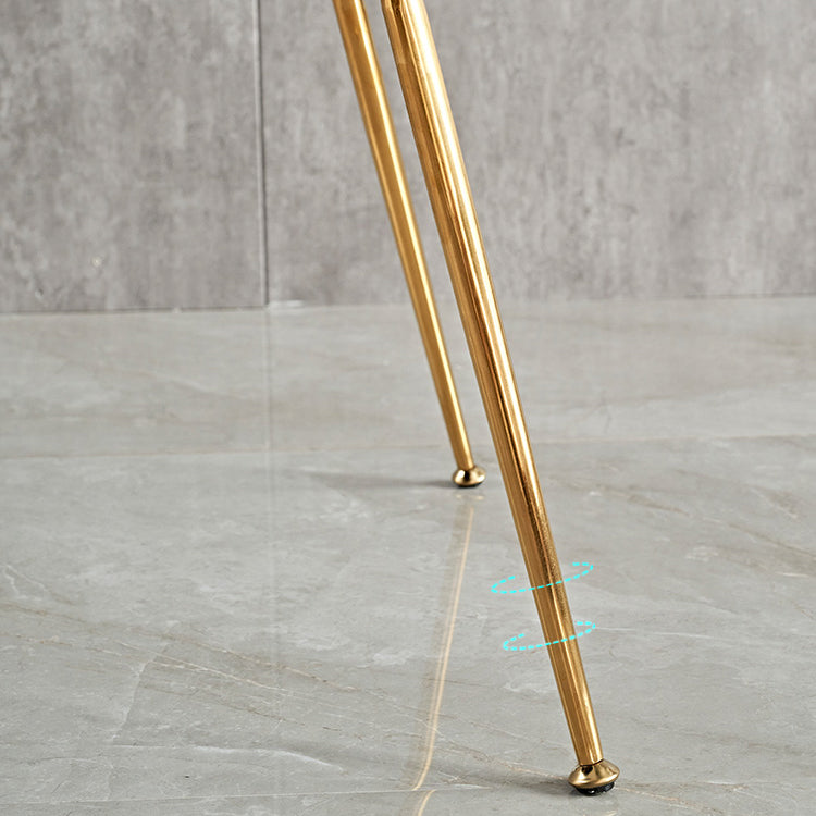 Glam Style Dining Chair Upholstered Dining Room Chair for Indoor