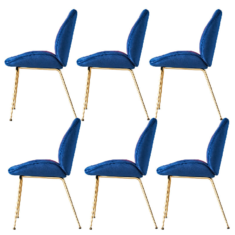 Glam Style Dining Chair Upholstered Dining Room Chair for Indoor