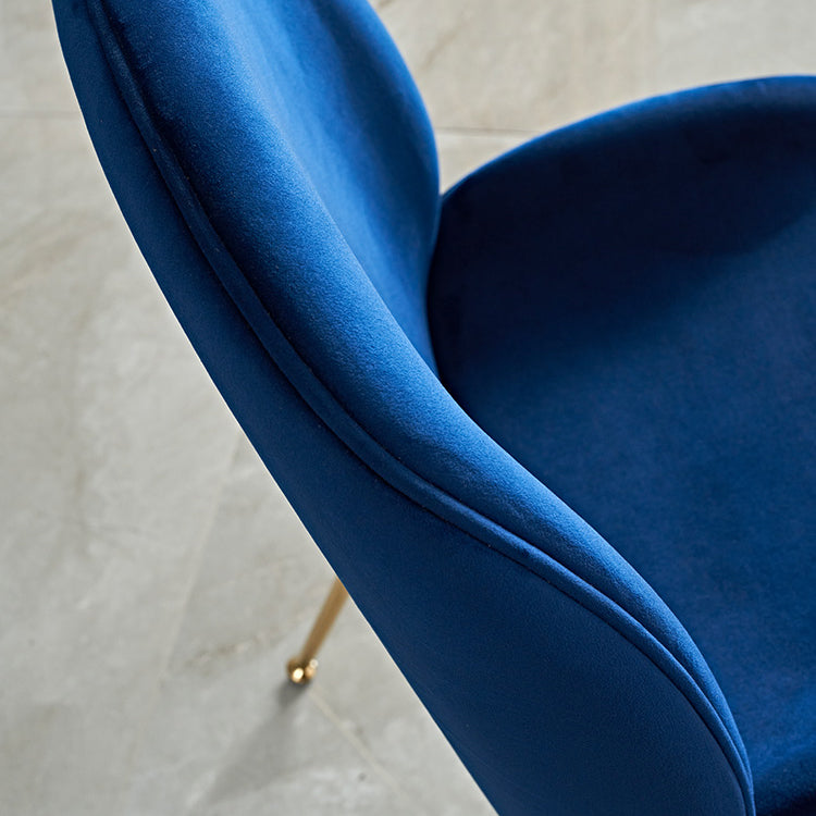 Glam Style Dining Chair Upholstered Dining Room Chair for Indoor