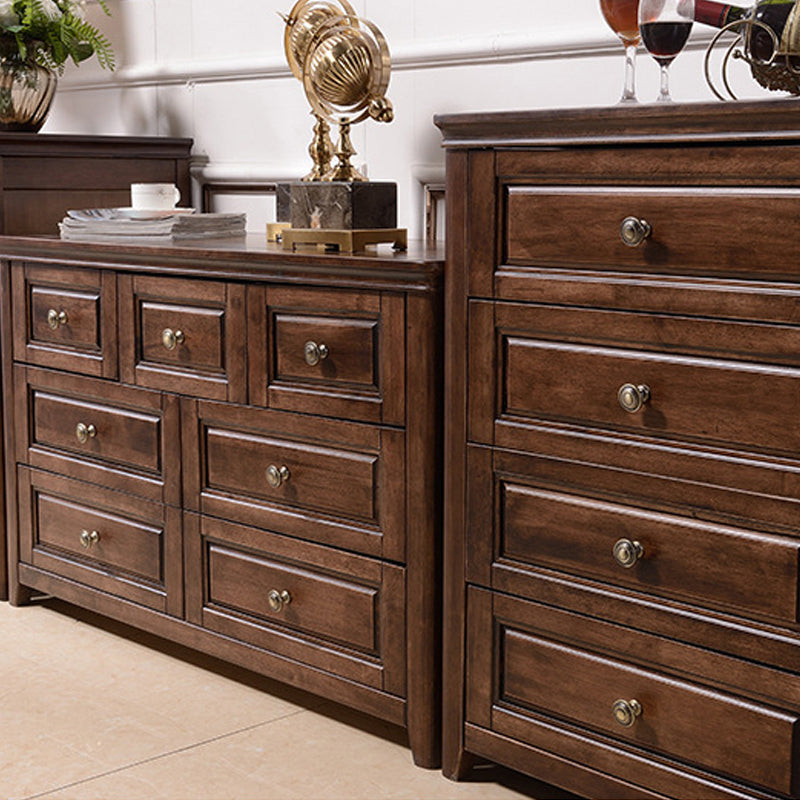 Traditional Dresser Solid Wood Storage Chest with 4/6/7 Drawers