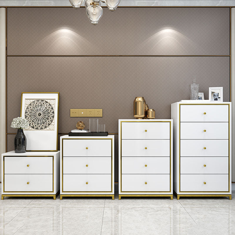 15.6-inch W Glam Dresser Manufactured Wood Storage Chest with 2/3/4/5 Drawers