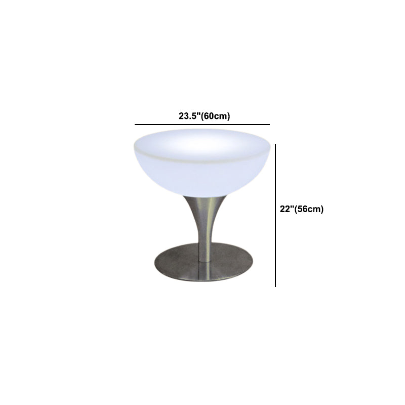 Polyethylene Round Table Industrial Style Restaurant Nightclub Lighting Bar Table