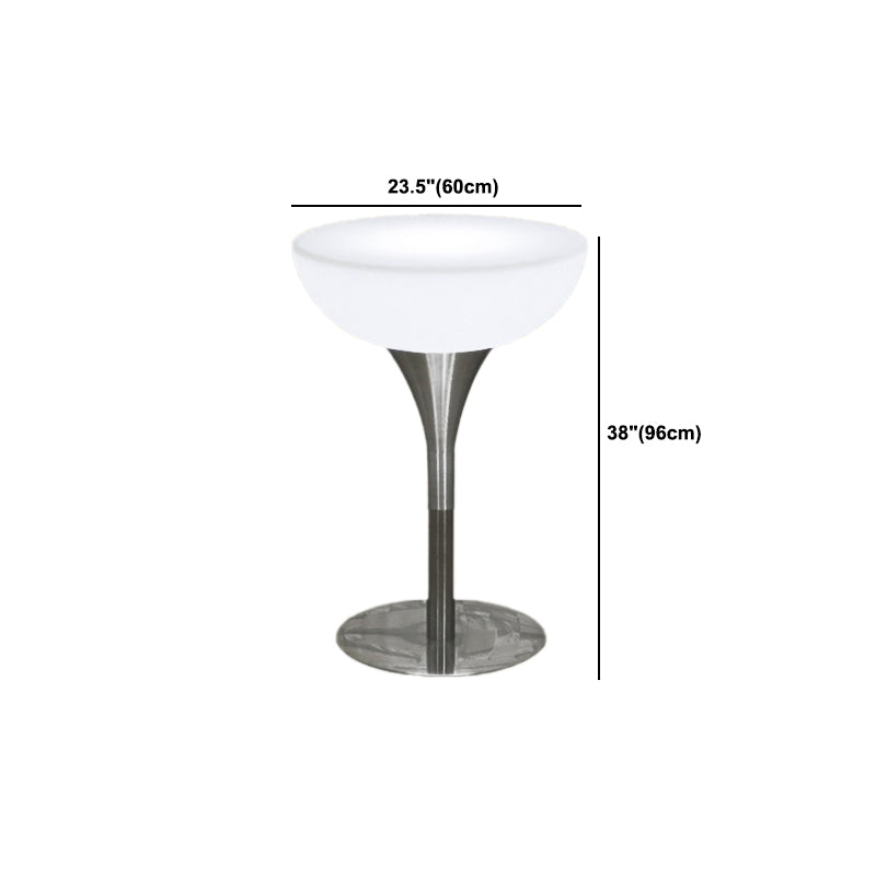 Polyethylene Round Table Industrial Style Bar Lighted Bar Table
