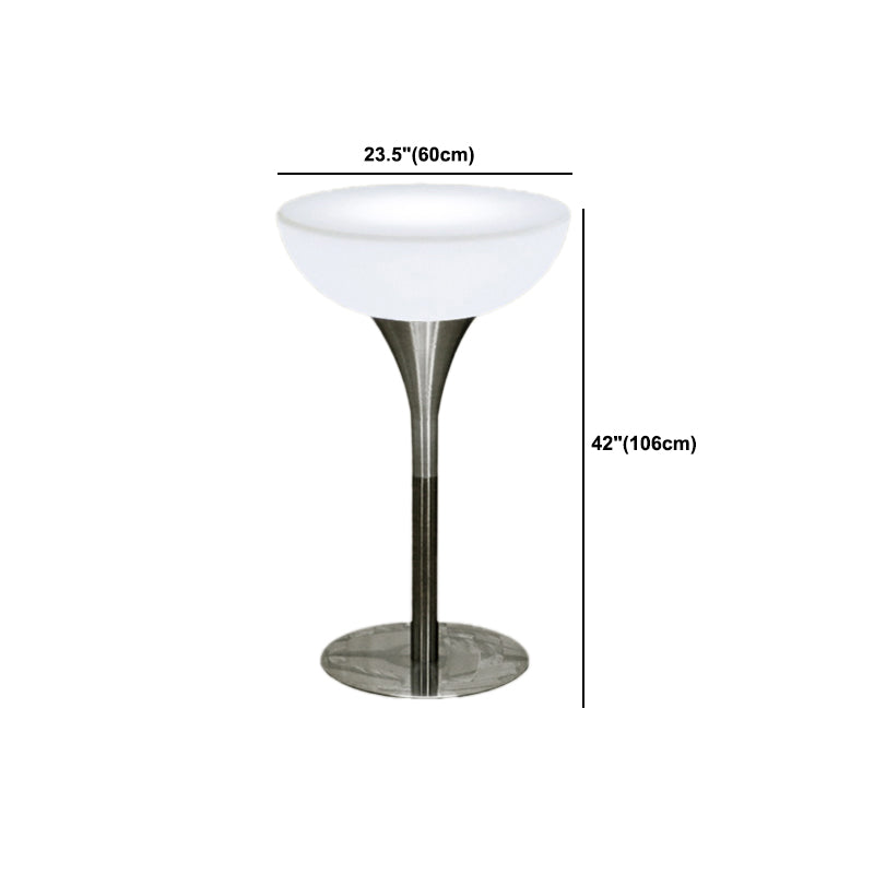 Polyethylene Round Table Industrial Style Bar Lighted Bar Table