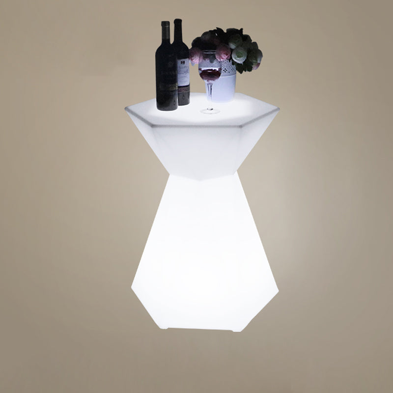 Polyethylene Geometric Table Industrial Style Commercial Bar Table