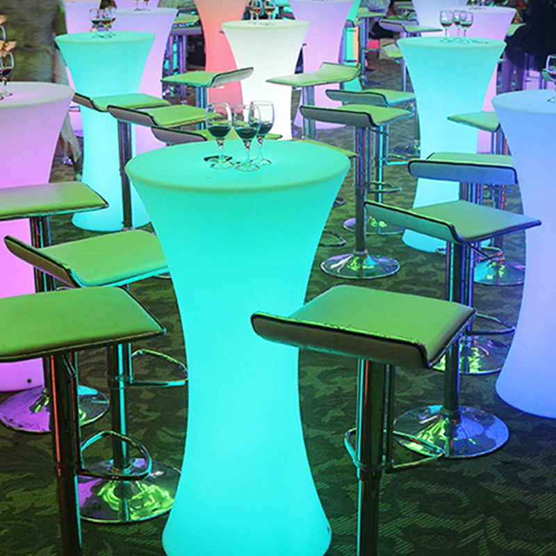 Polyethylene Geometric Table Industrial Style Commercial Bar Table