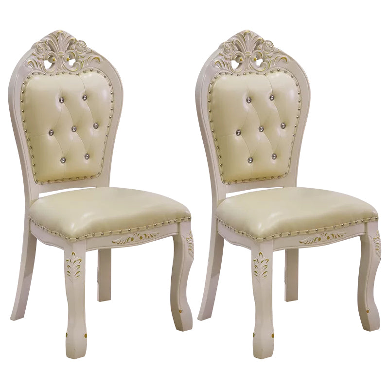 Victoria Style Rectangle Table Set 1/2/5 Pieces Dining Set for Home