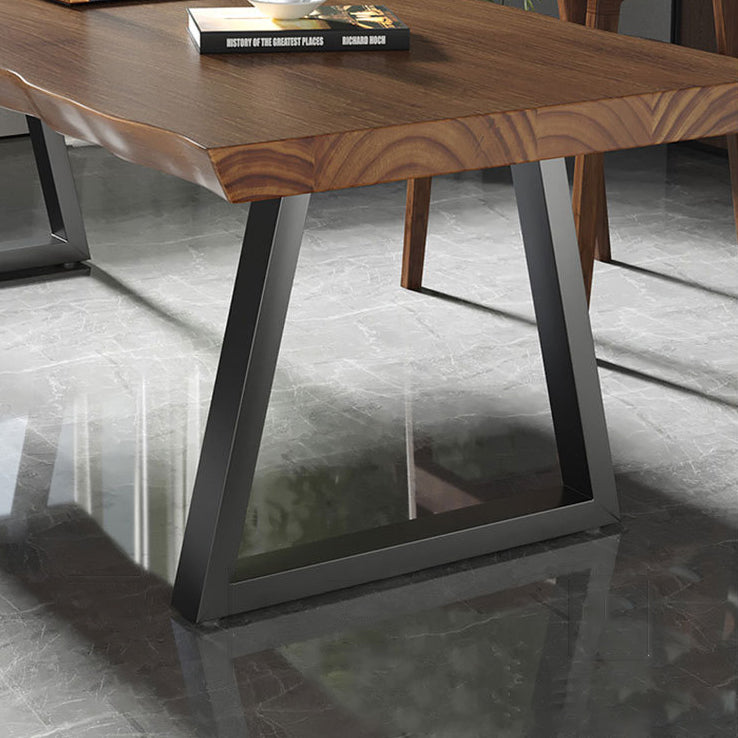 Industrial 1/2 Pieces Dining Set Solid Wood Dining Table for Home Use