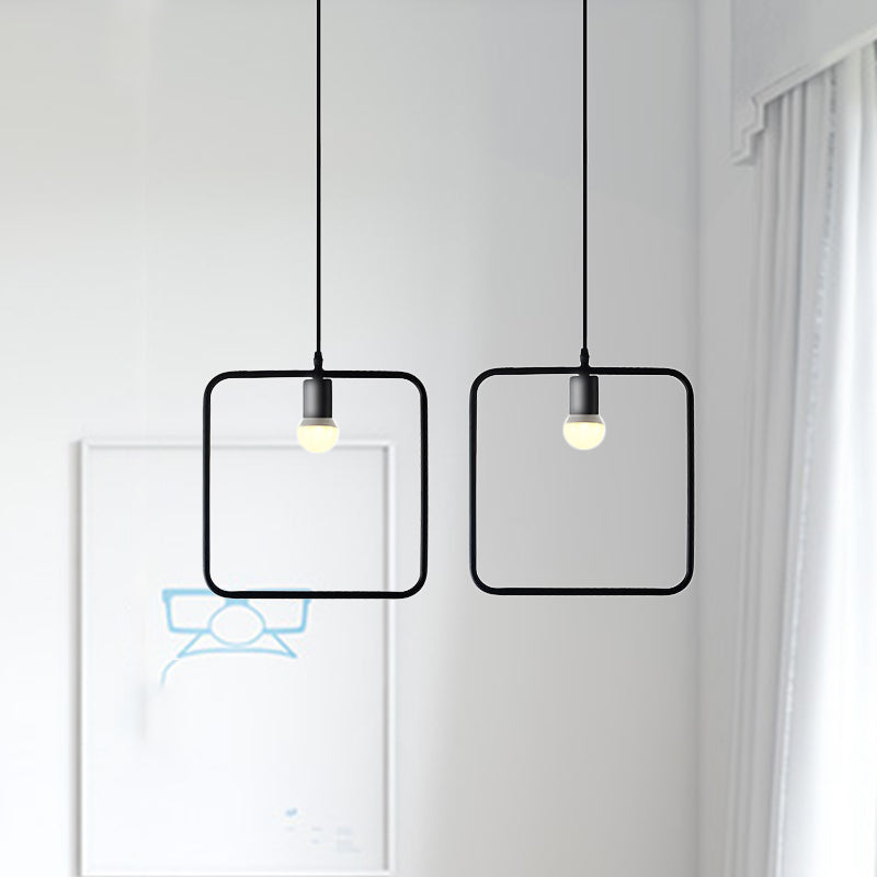 Triangle industriel / pendentif rond