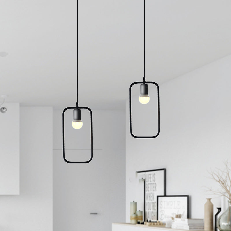 Triangle industriel / pendentif rond