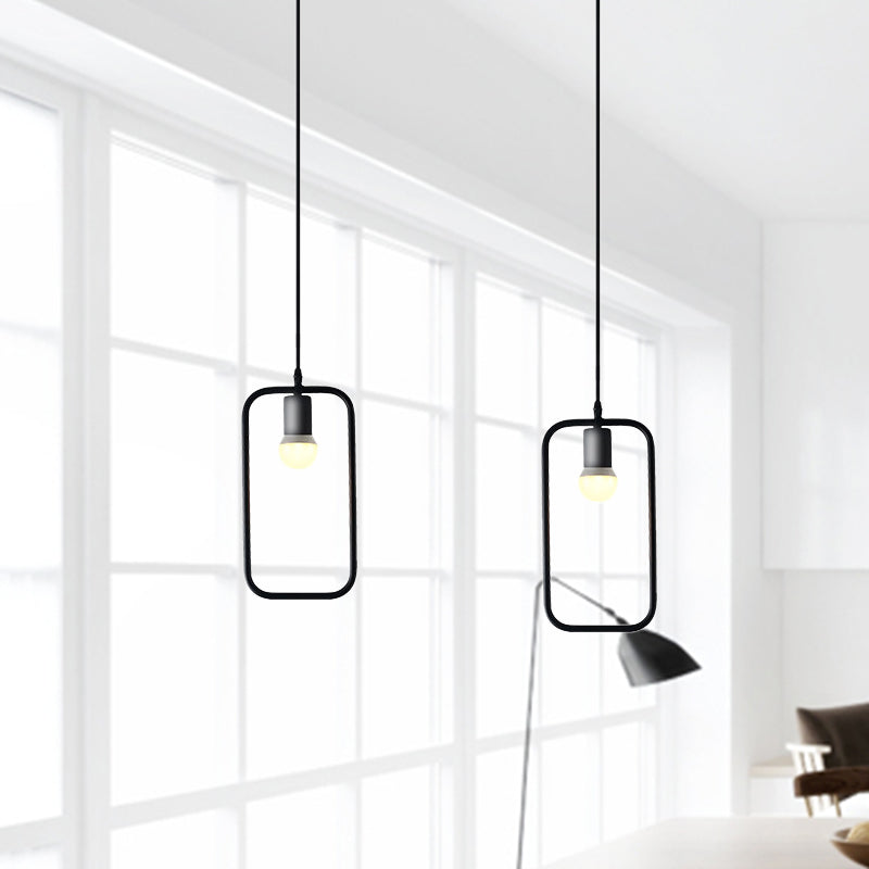 Triangle industriel / pendentif rond