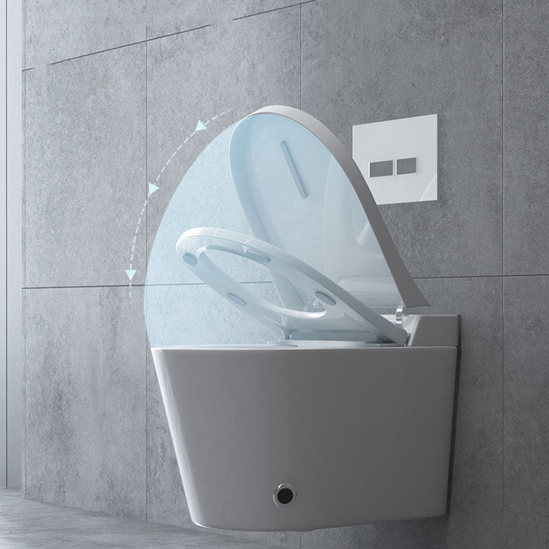 Wall Mount Toilet All-In-One Foot Induction Toilet with Concealed Tank