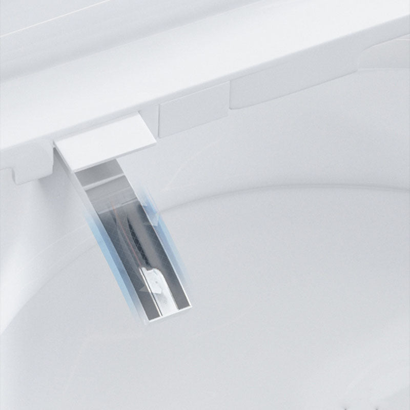 Wall Mount Toilet All-In-One Foot Induction Toilet with Concealed Tank