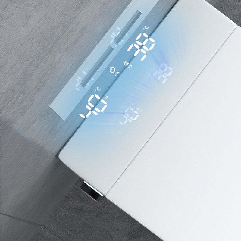 Wall Mount Toilet All-In-One Foot Induction Toilet with Concealed Tank