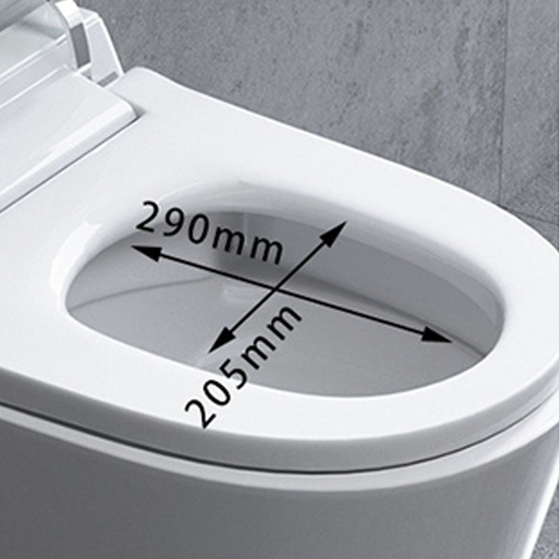 Wall Mount Toilet All-In-One Foot Induction Toilet with Concealed Tank