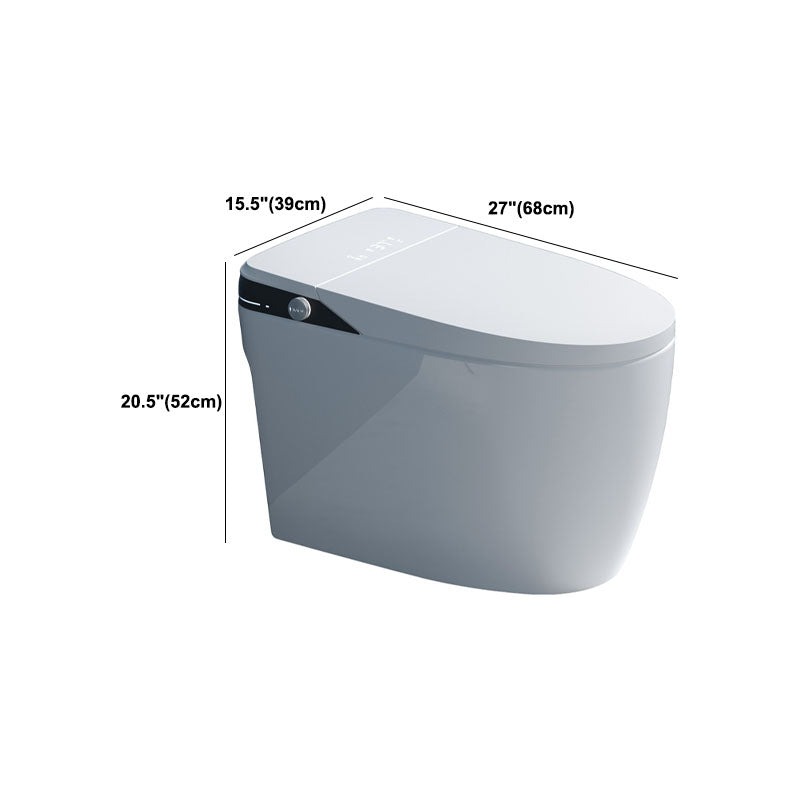 Smart One Piece Toilet Concealed Tank Elongated Toilet with Automatic Flush