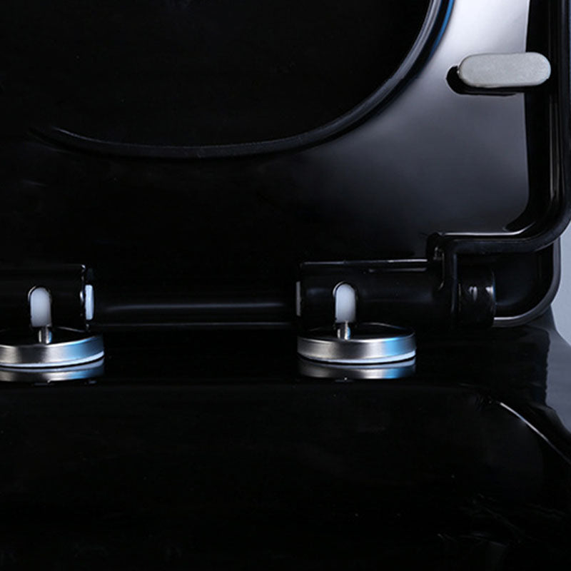 Household Water-saving Toilet Siphon One-piece Large-diameter Toilet in Black Finish