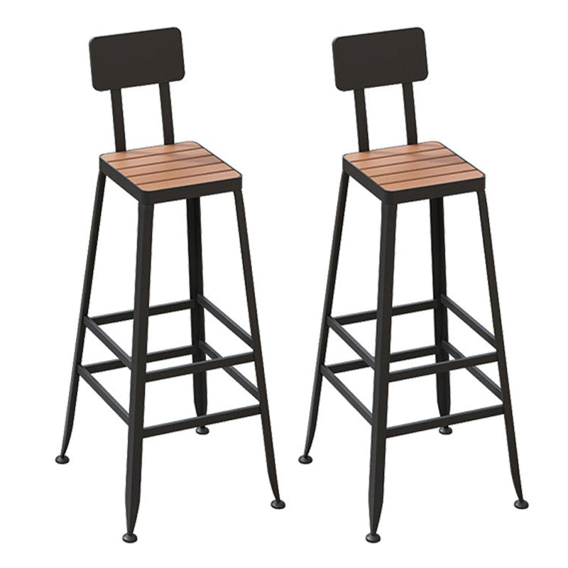 Industrial Brown Bar Table Set 1/2/5 Pieces Wood Counter Table for Indoor