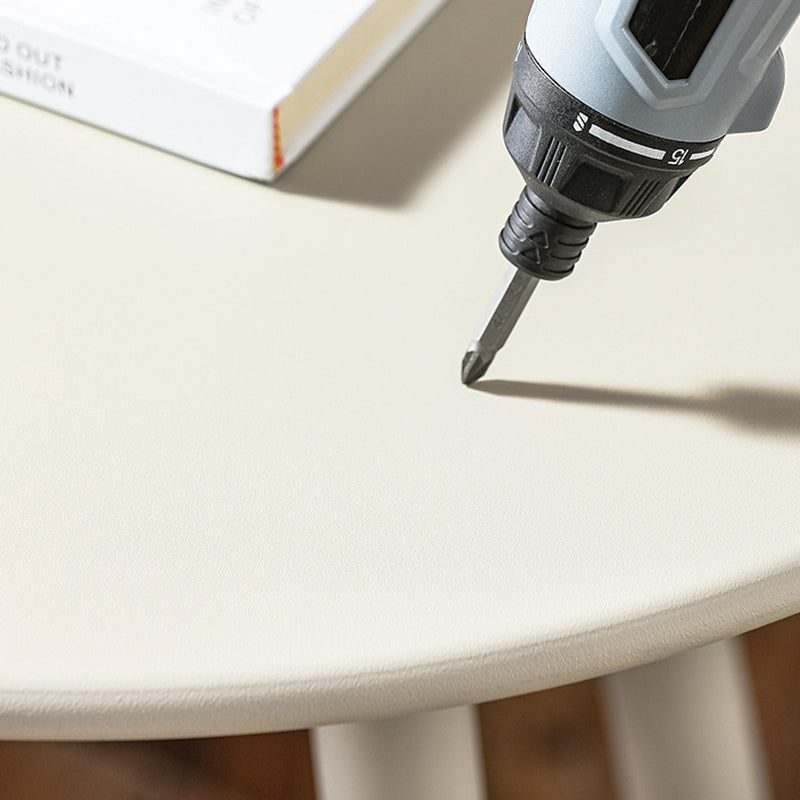 1/2/3 Pieces Industrial Round Bar Table Set Iron Bistro Set with Footrest