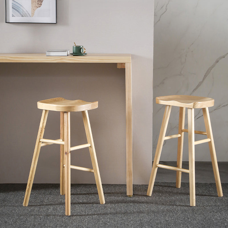 Full Natural Bar Table Set Contemporary 1/2/3 Pieces Rectangular Pub Table Set