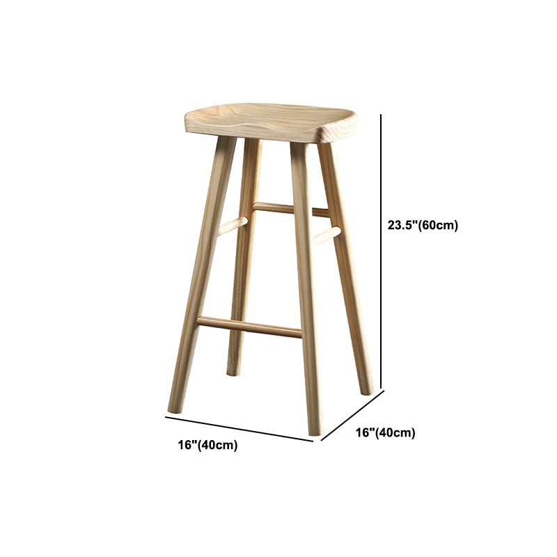 Full Natural Bar Table Set Contemporary 1/2/3 Pieces Rectangular Pub Table Set