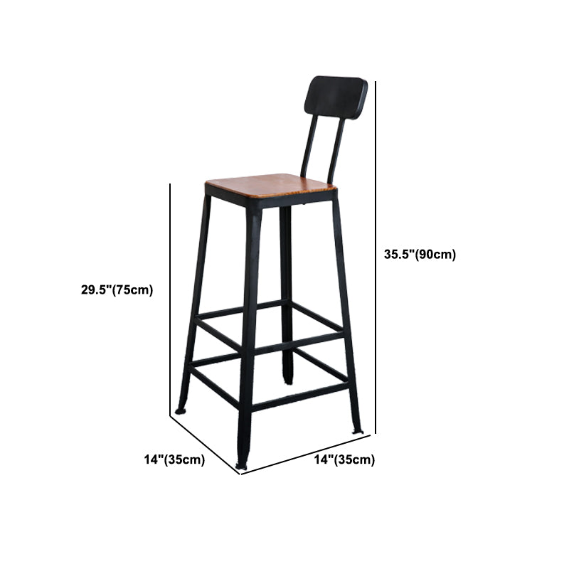 Solid Wood Modern Pub Table Set for Home Metal 1/3 Piece Bar Set