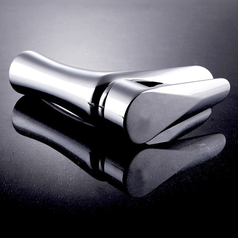 Single Handle Basin Lavatory Faucet Low Arc Brass Bathroom Faucet