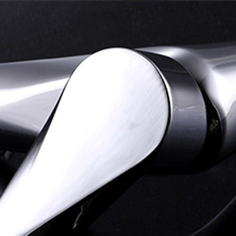 Single Handle Basin Lavatory Faucet Low Arc Brass Bathroom Faucet