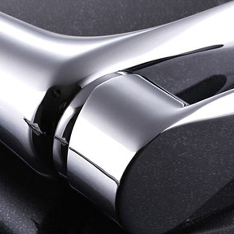 Single Handle Basin Lavatory Faucet Low Arc Brass Bathroom Faucet