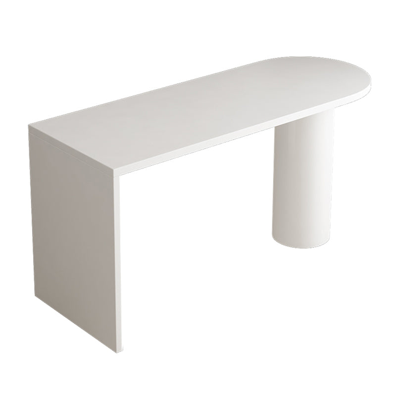 Contemporary Solid Wood Bar Dining Table Indoor Bar Table with Double Pedestal