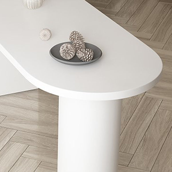 Contemporary Solid Wood Bar Dining Table Indoor Bar Table with Double Pedestal