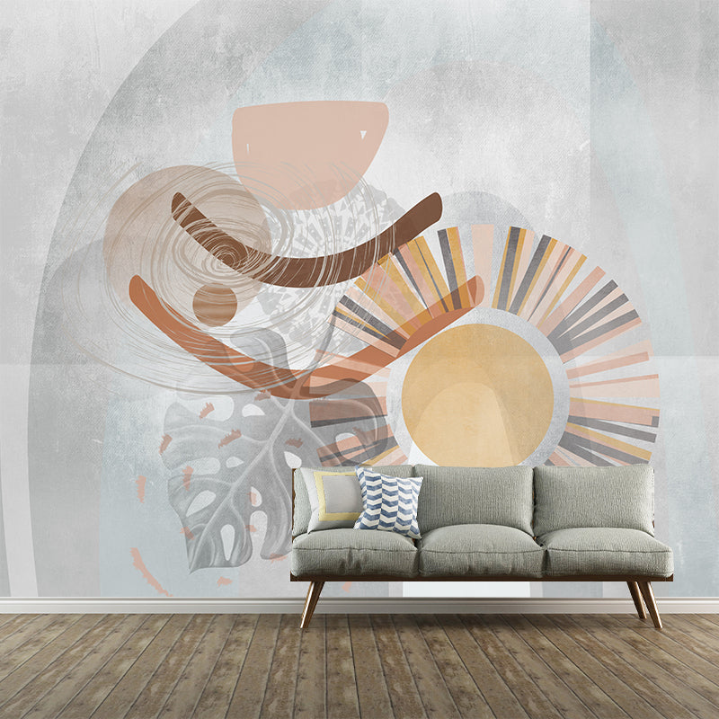 Environmental Wall Mural Wallpaper Bohemian Style Illustration Bedroom Wall Mural