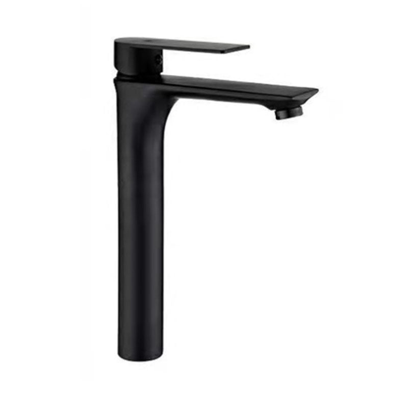 Modern Style Vessel Sink Faucet Lever Handle Copper Low Arc Vessel Faucet