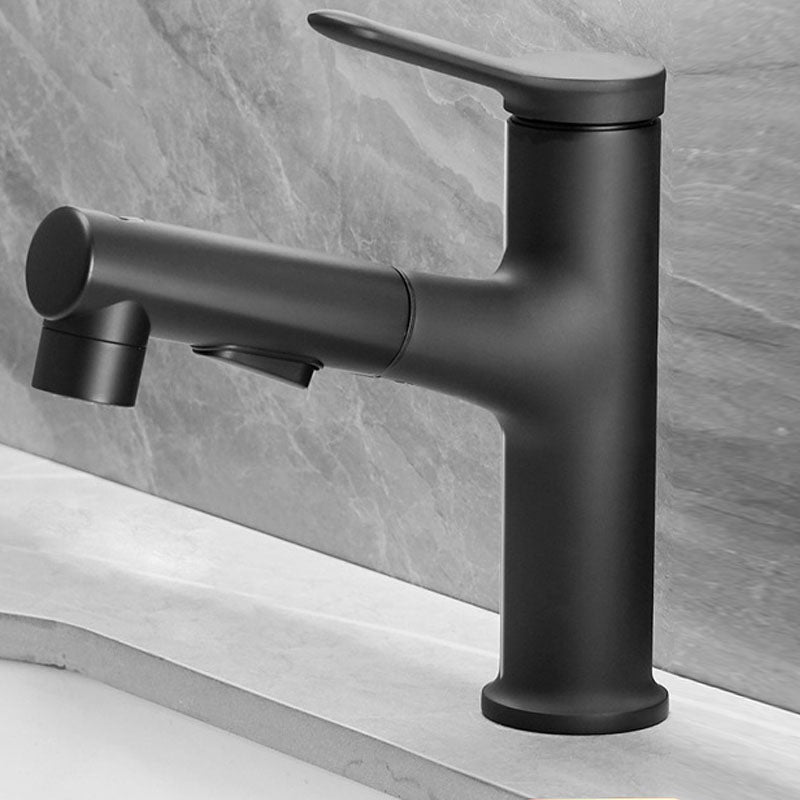 Modern Vessel Faucet Brass Single Handle Low Arc Vessel Faucet for Home