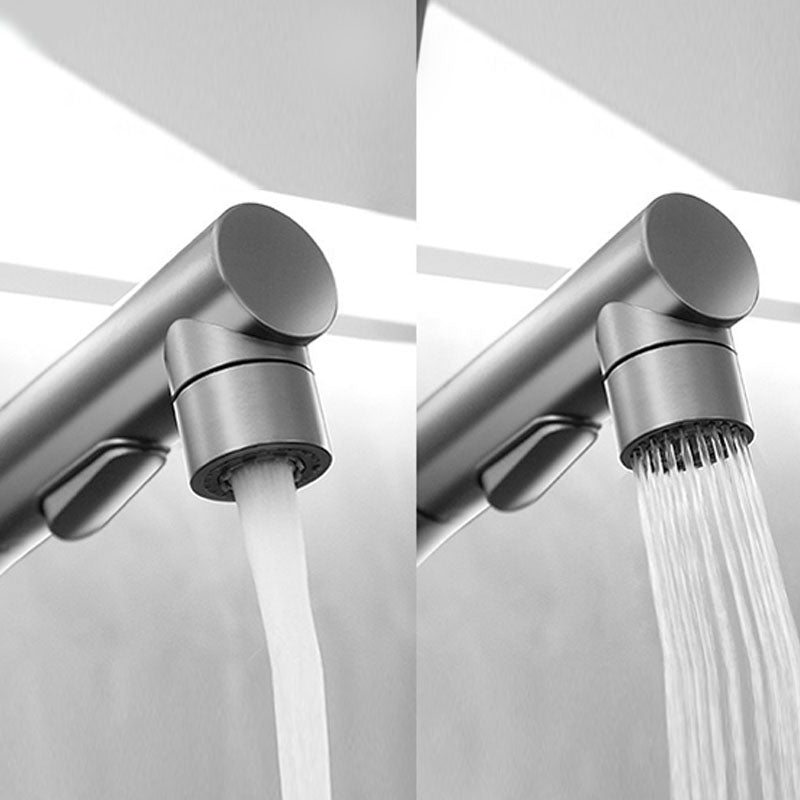 Modern Vessel Faucet Brass Single Handle Low Arc Vessel Faucet for Home