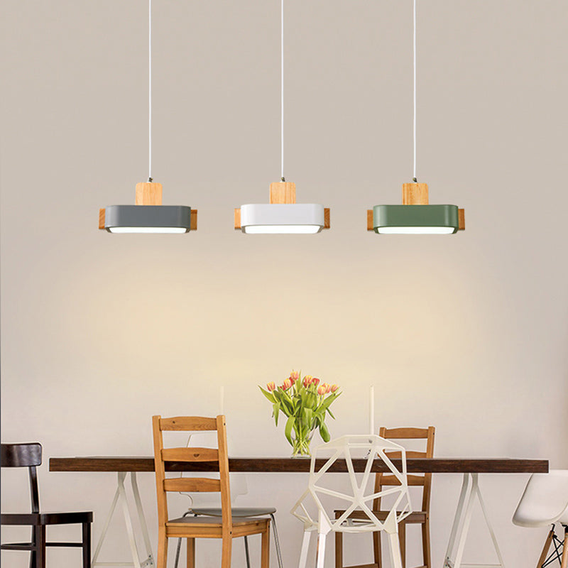 Nordic Brick Hanging Lamps Acrylic Hanging Pendant Lights for Bedroom