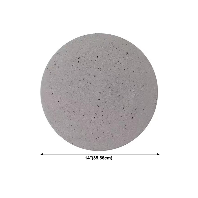 Modern Cement Wall Lamp 1-Light LED Wall Mount Lamp for Living Room