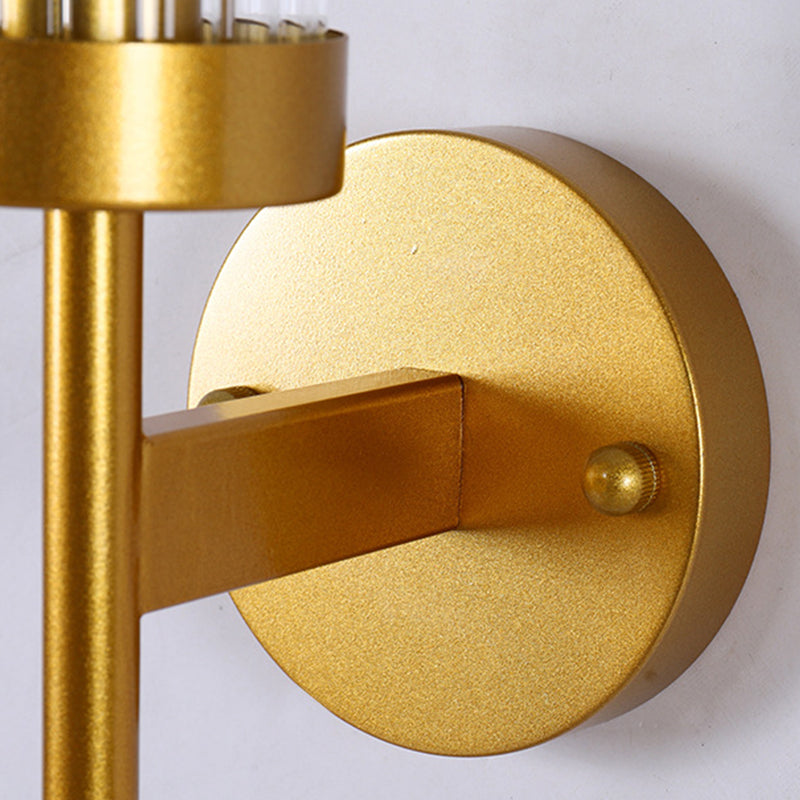 Modern Cylinder Wall Light Glass Wall Light Fixture for Bedroom