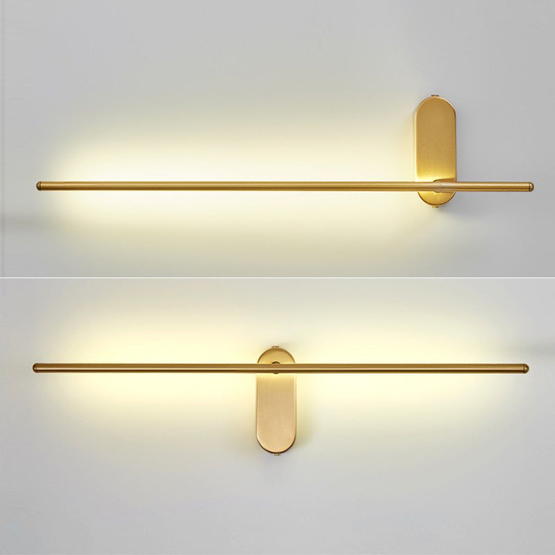 Modern Linear Wall Sconce Light Metal 1-Light Wall Sconce Lighting
