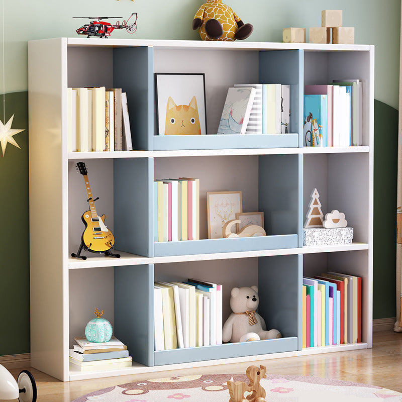Standard Wood Bookshelf Modern 3-Tier Bookshelf 47.3" H X 11.8" W for Home Office