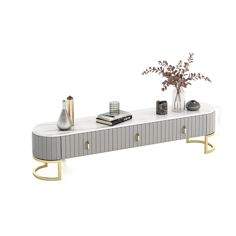 Northern European Rock Board TV Cabinet Simple Modern Light Luxury TV Stand