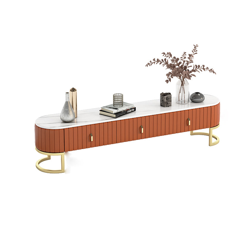 Northern European Rock Board TV Cabinet Simple Modern Light Luxury TV Stand
