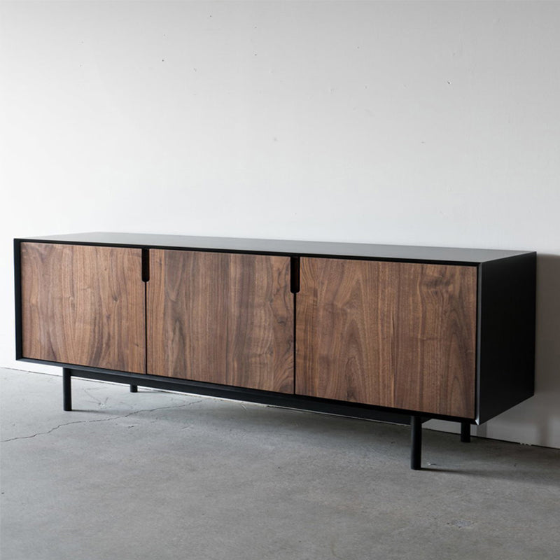 Italian Minimalist Solid Wood TV Cabinet Creative Log Storage Cabinet TV Stand
