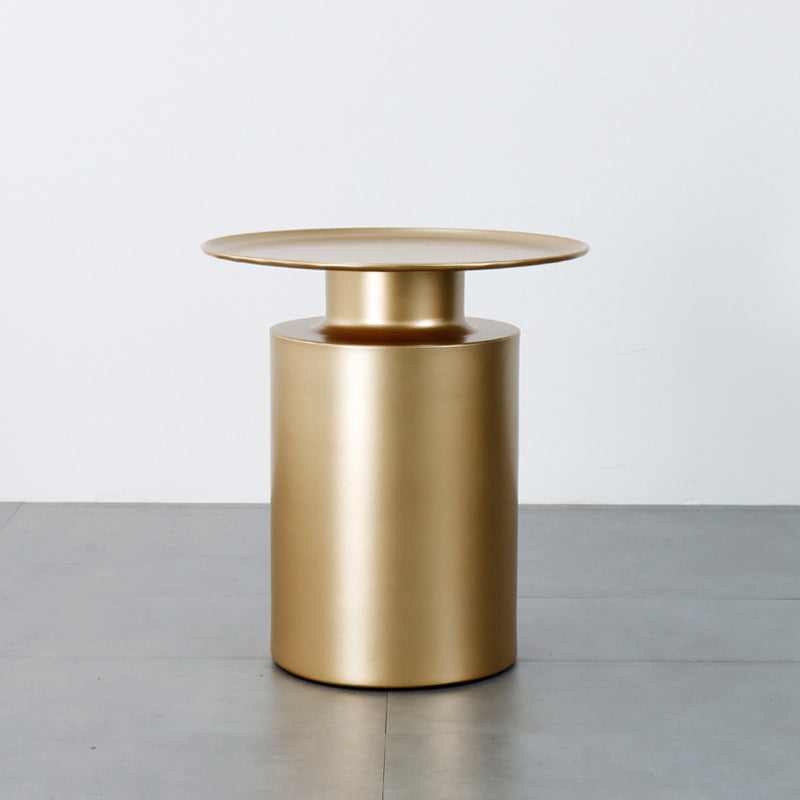 Tray Top Metal Coffee Table Mid-Century Modern Pedestal Cocktail Table