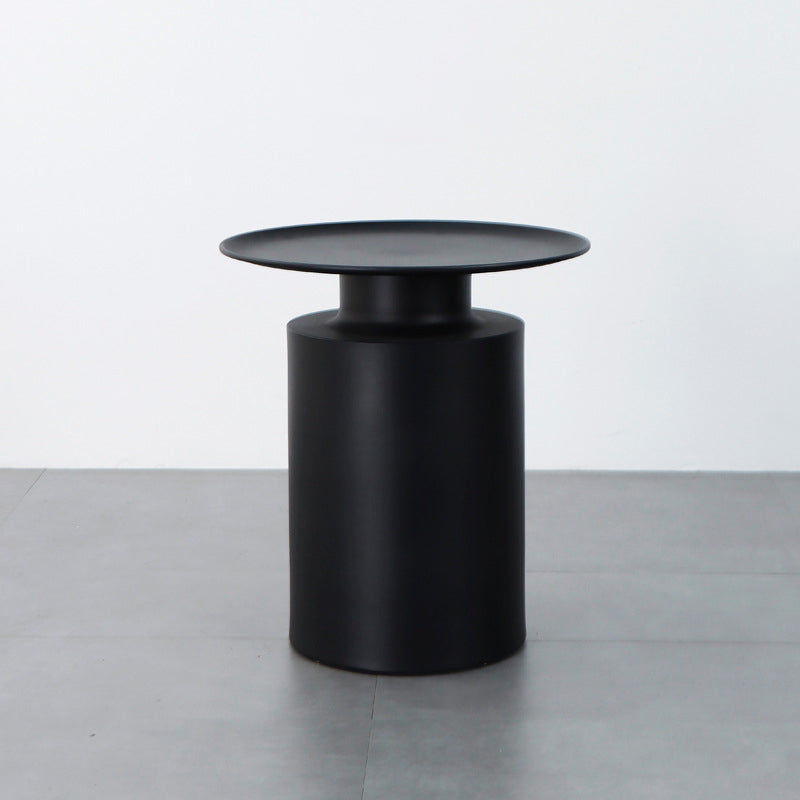 Tray Top Metal Coffee Table Mid-Century Modern Pedestal Cocktail Table