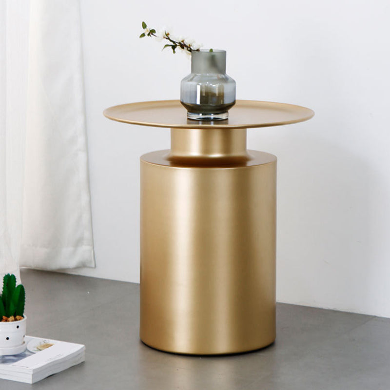 Tray Top Metal Coffee Table Mid-Century Modern Pedestal Cocktail Table