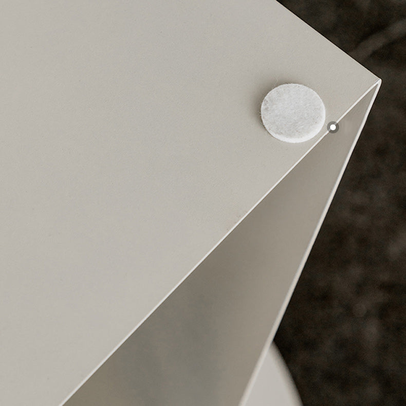 Mid-Century Abstract End Table Metal Round Side End Table for Sofa