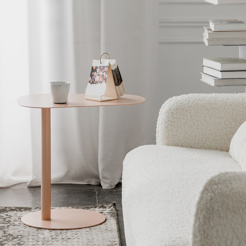 Mid-Century Metal Geometric Side End Table 20" Tall C Side Table