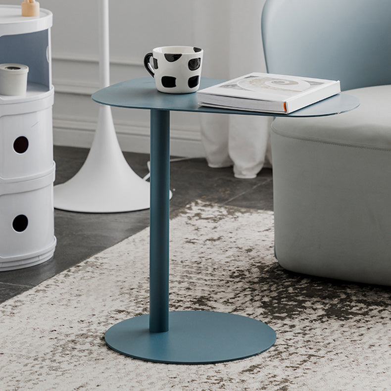 Mid-Century Metal Geometric Side End Table 20" Tall C Side Table