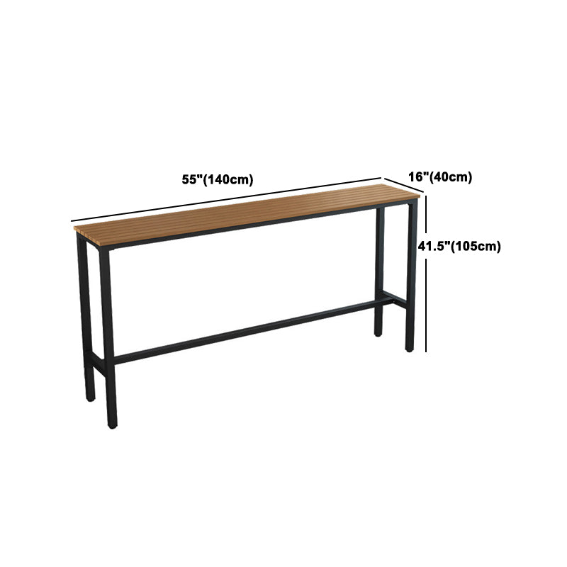 Industrial Bar Table Set 1/4/5 Piece Wood Bar Set for Outdoor